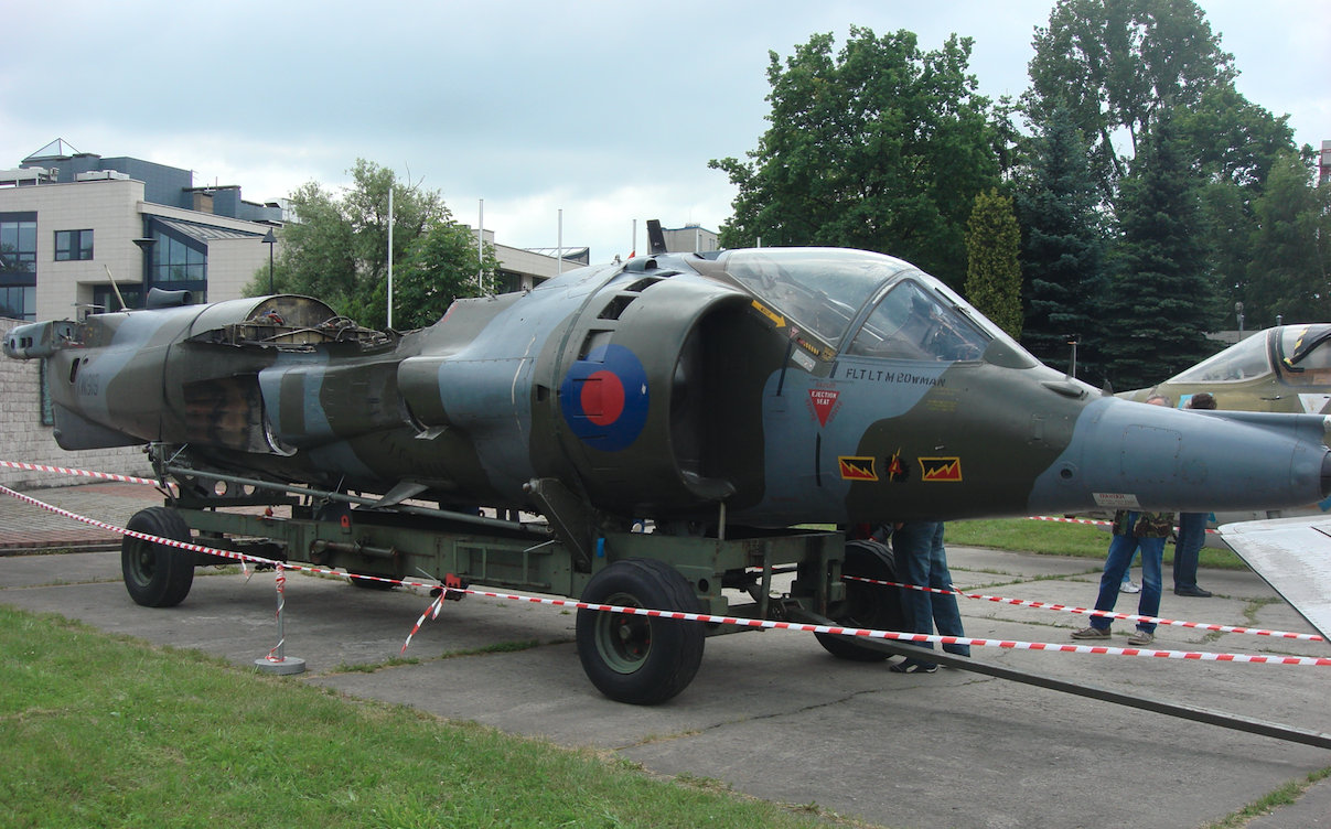 Harrier GR Mk.3 nb XW919. 2010 rok. Zdjęcie Karol Placha Hetman