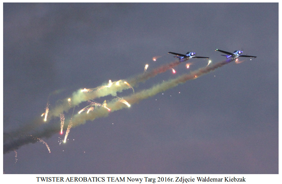 TWISTER AEROBATICS TEAM. 2016 year. Photo by Waldemar Kiebzak