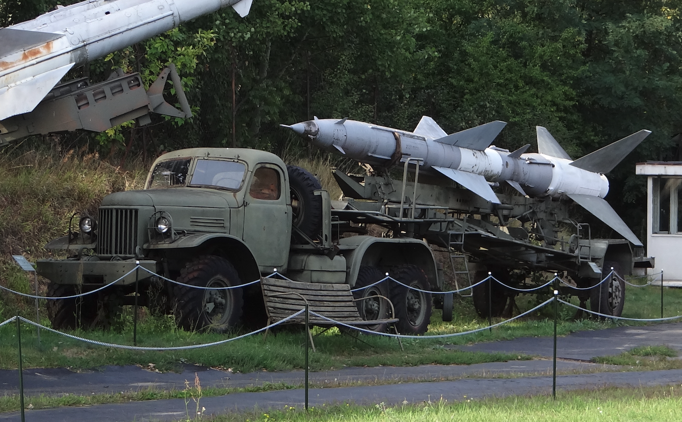 Truck Ził-151 transport and loading STZ. W-750 missile of the S-75 system. 2012 year. Photo by Karol Placha Hetman