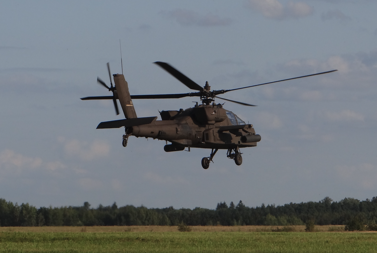 Boeing AH-64 Apache. Wilamowo 2019 rok. Zdjęcie Karol Placha Hetman