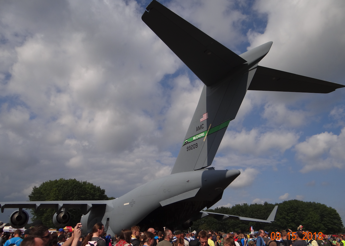 Boeing C-17 Globemaster III. 2018 year. Photo by Karol Placha Hetman