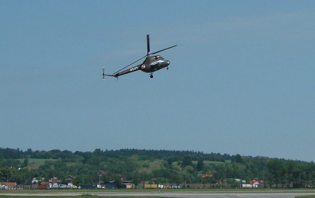 Mi-2 nb 4545, Search and Rescue Group. 2008 year. Photo by Karol Placha Hetman