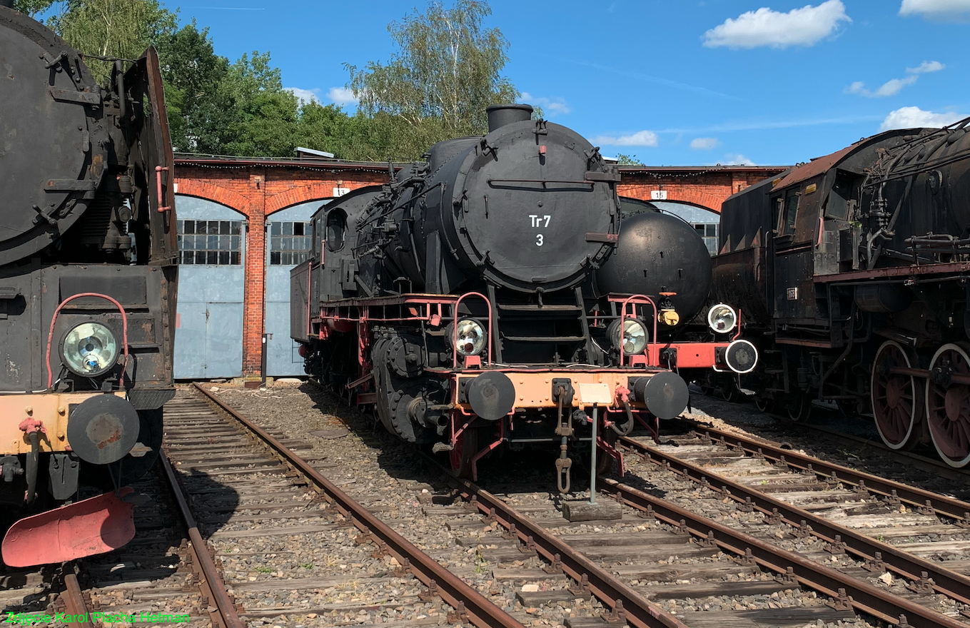 Steam locomotive Tr7-3. 2022 year. Photo by Karol Placha Hetman