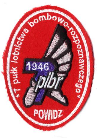 Godło 7. Pułku Lotnictwa Bombowo-Rozpoznawczego w Powidzu