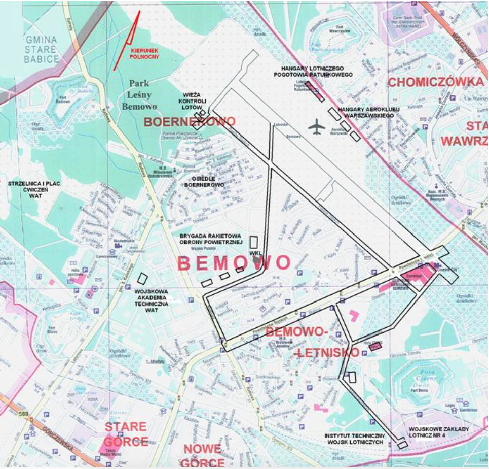 Bemowo-Babice Airport. 1960. Work by Karol Placha Hetman