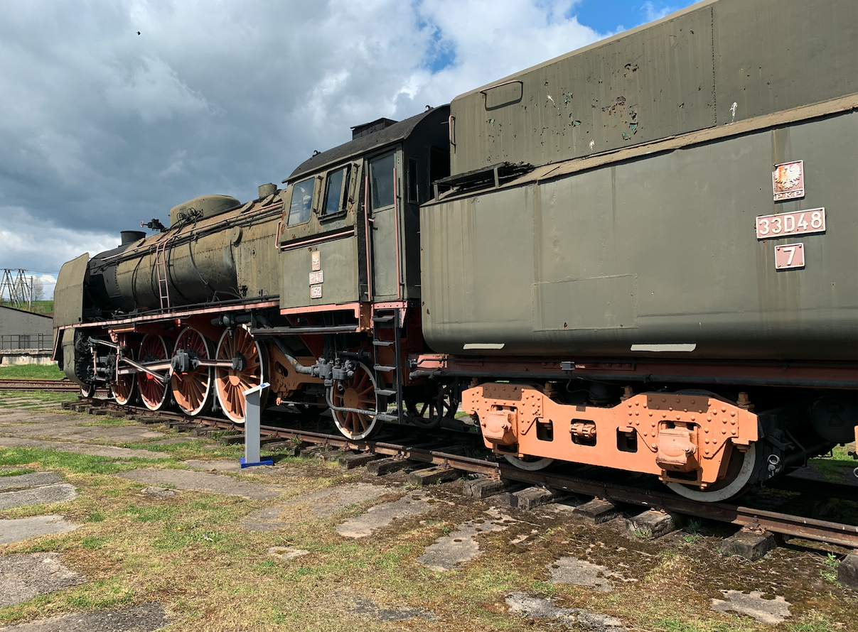 Steam locomotive Pt47-152. 2021. Photo by Karol Placha Hetman