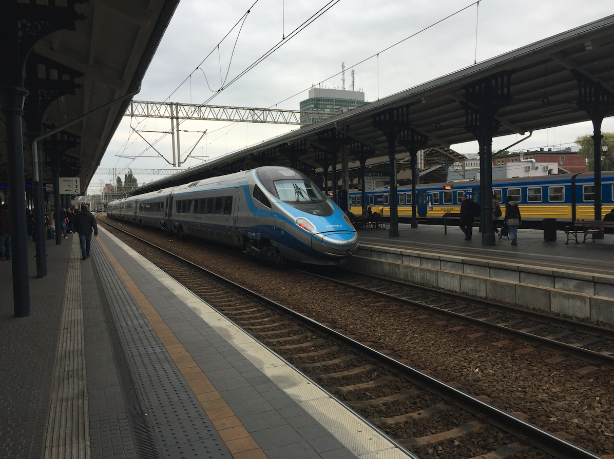 Pendolino ED250. Gdańsk 2020 rok. Zdjęcie Karol Placha Hetman