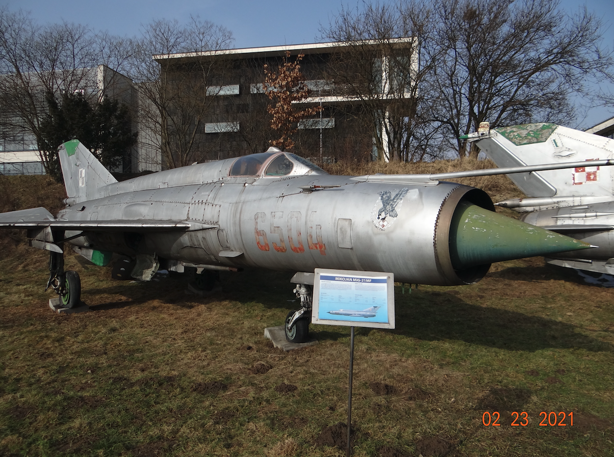 MiG-21 MF nb 6504. 2021 rok. Zdjęcie Karol Placha Hetman