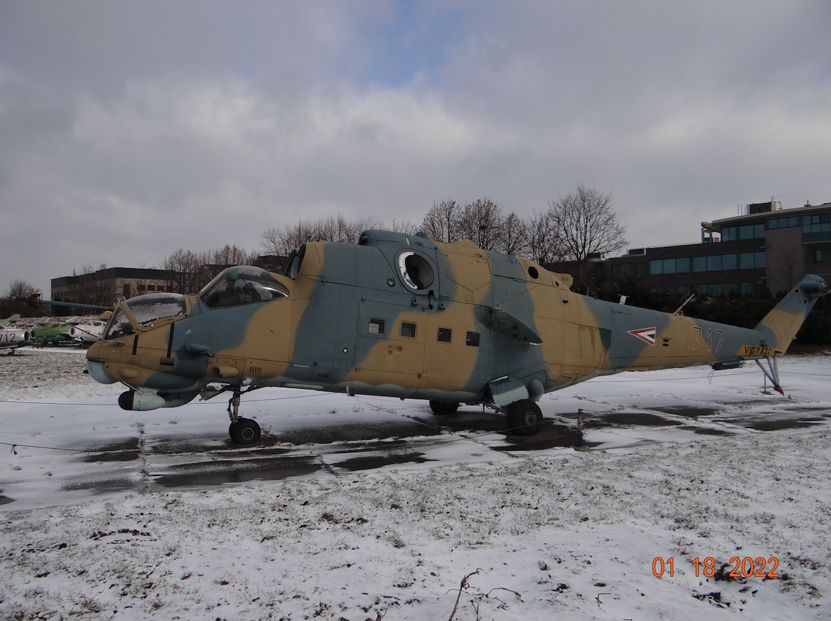 Węgierski Michaił Mil Mi-24 nb 171. 2022 rok. Zdjęcie Karol Placha Hetman