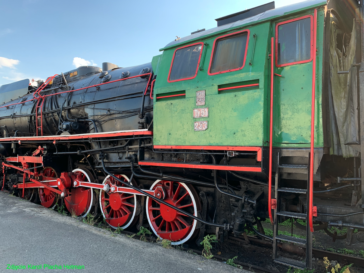 Ty51-223 steam locomotive. 2022. Photo by Karol Placha Hetman