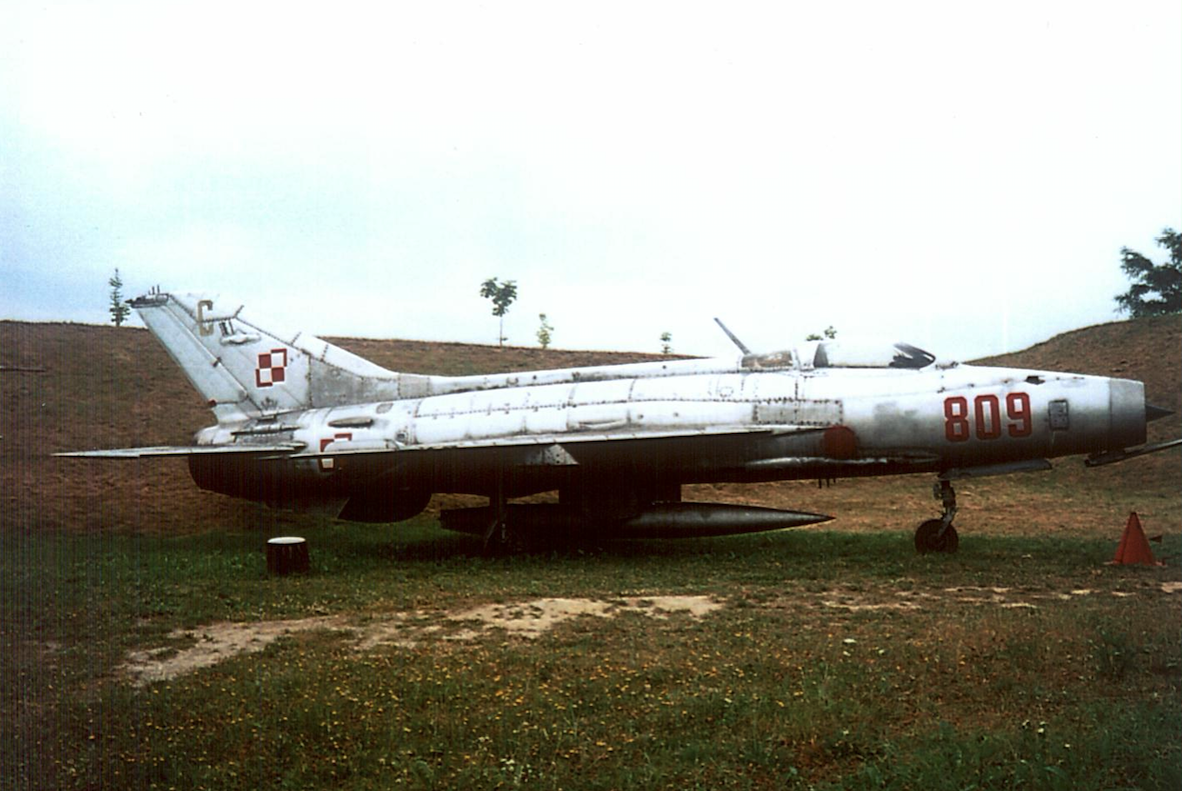 MiG-21 F-13 nb 809. 2000 year. Photo by Karol Placha Hetman