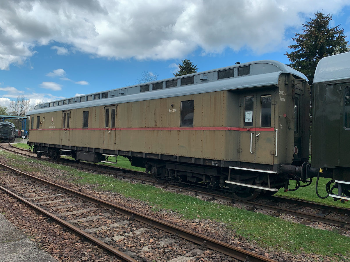 Postal wagon nr 040 314 Gmhx. 2021. Photo by Karol Placha Hetman