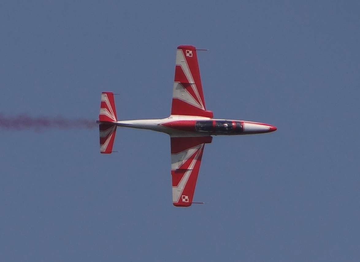 PZL TS-11 Iskra z zespołu "Biało-Czerwone Iskry". 2019 rok. Zdjęcie Karol Placha Hetman