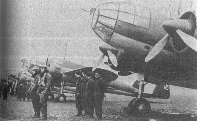 PZL-37 Łoś 211 Squadrons. Okecie airport. March 19, 1939. Photo of LAC