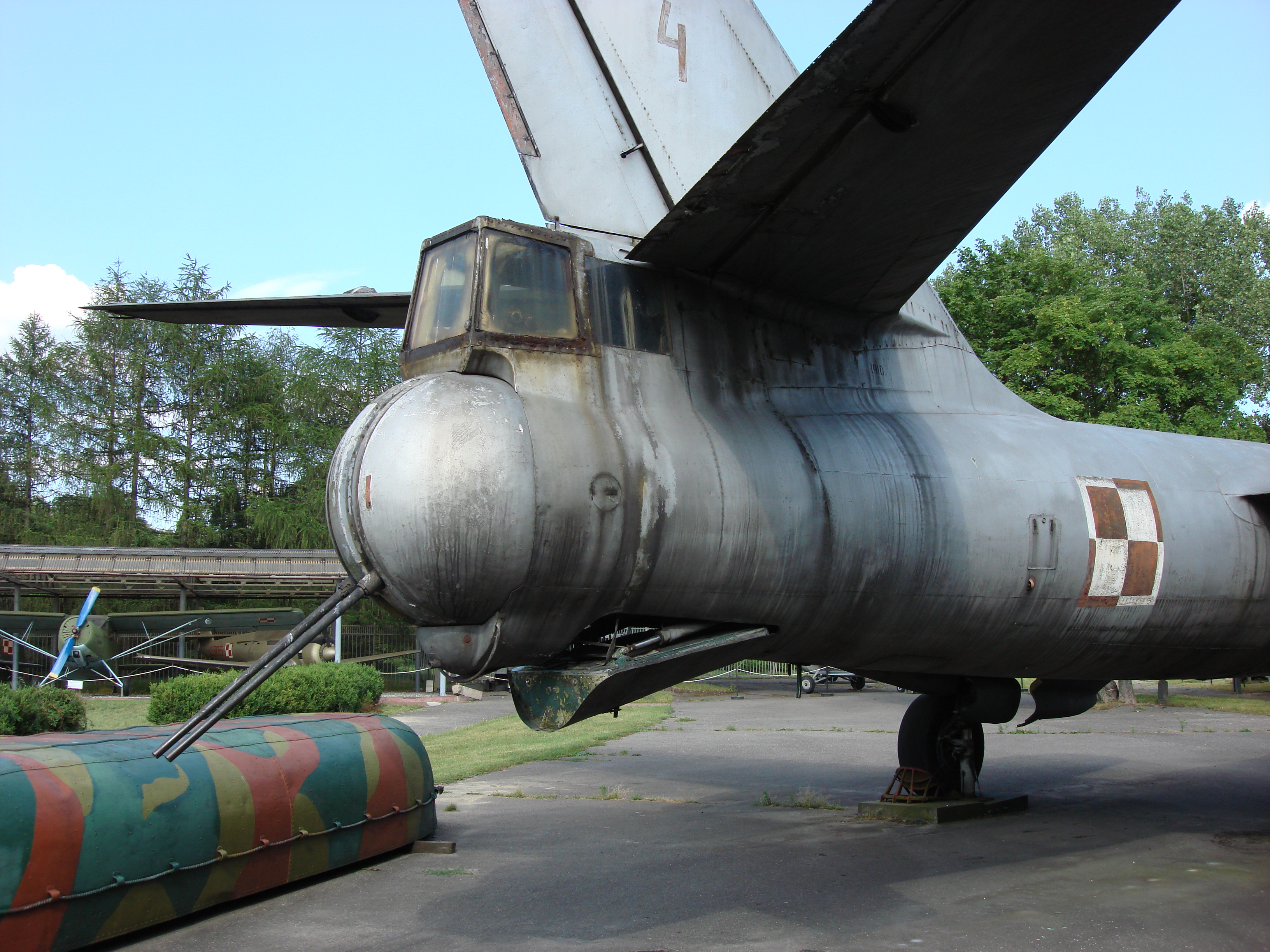 Ił-28 nb 4. Wieżyczka strzelecka. 2007 rok. Zdjęcie Karol Placha Hetman