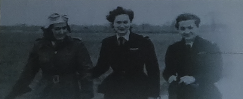 Three famous Polish ATA pilots. 1943 Photo of LAC