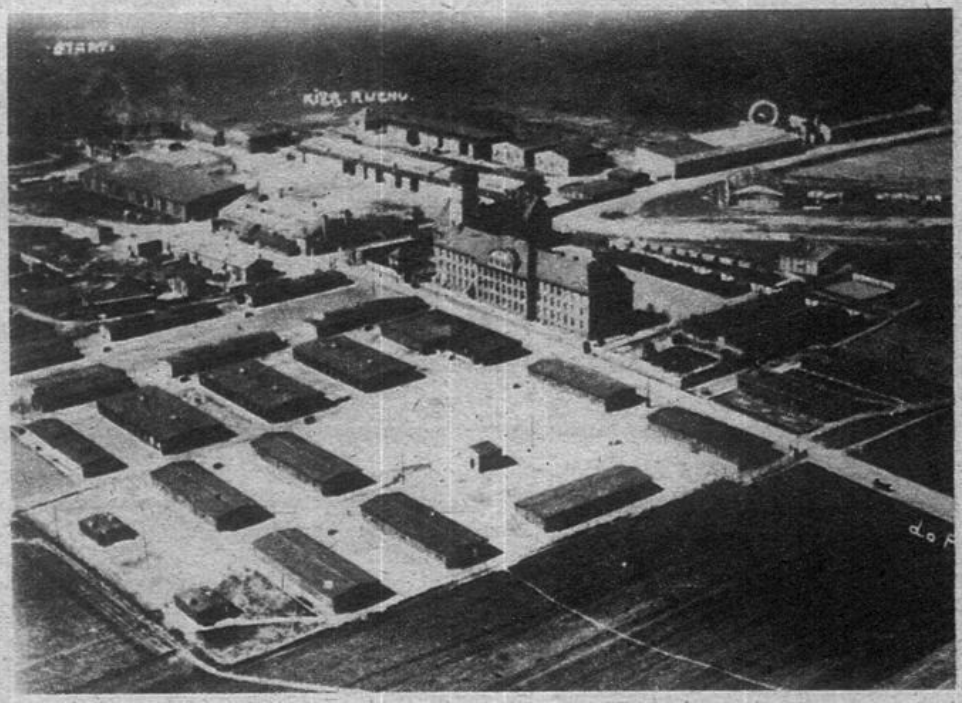 Koszary na Ławicy. 1919 rok. Zdjęcie muzeum historyczne