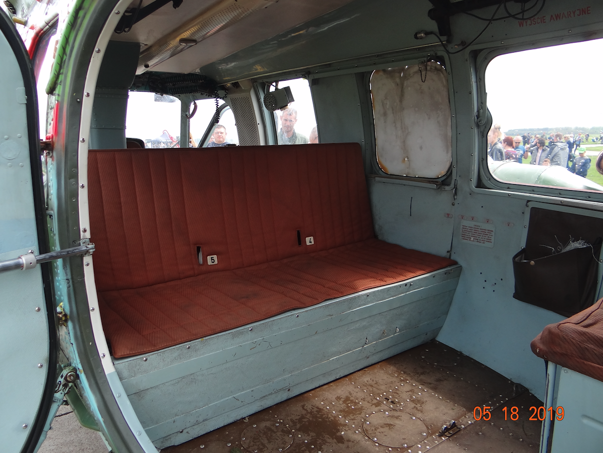 Mi-2 cabin. 2019 year. Photo by Karol Placha Hetman