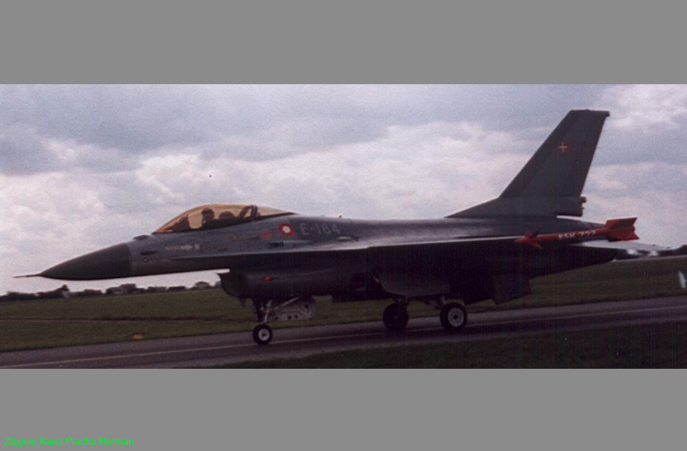 F-16 MLU Dania. 2005 rok. Zdjęcie Karol Placha Hetman