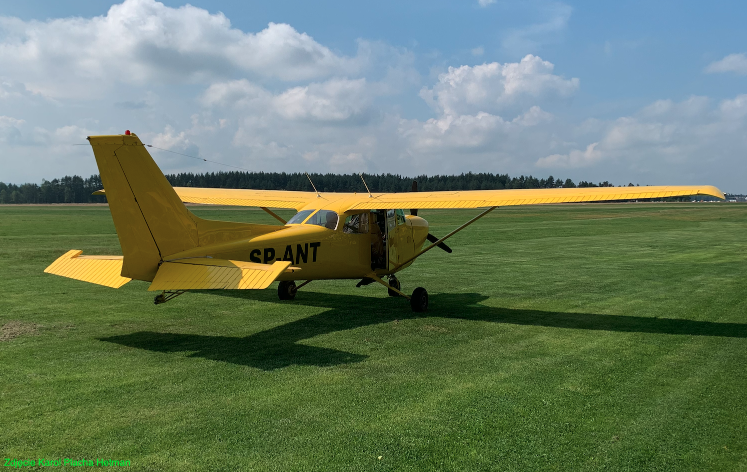 Cessna C-172 Skyhawk SP-ANT. 2023. Photo by Karol Placha Hetman