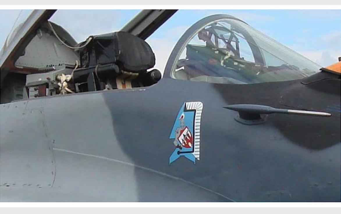 Godło 41. ELT na samolocie MiG-29. 2010 rok. Zdjęcie Karol Placha Hetman