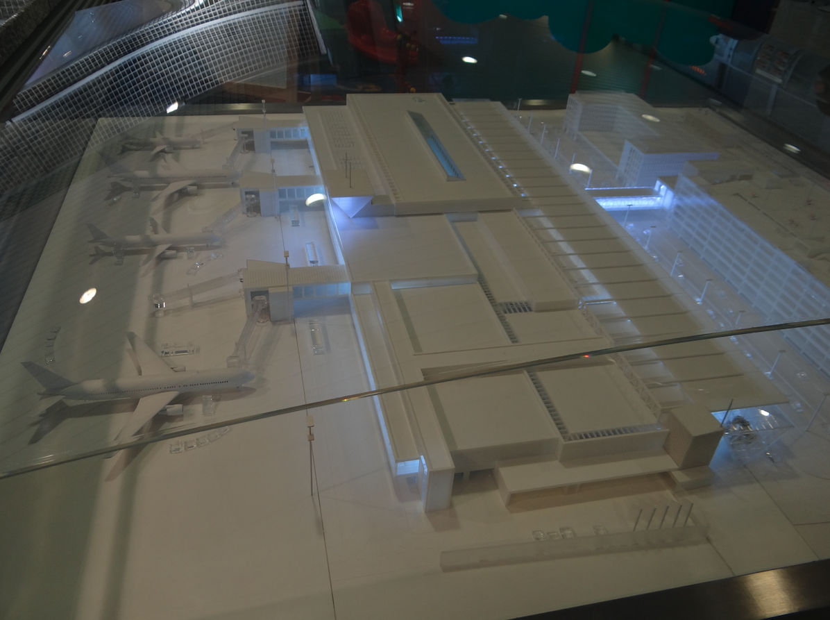 Model of the expanded terminal no. 1. 2012 year. Photo by Karol Placha Hetman