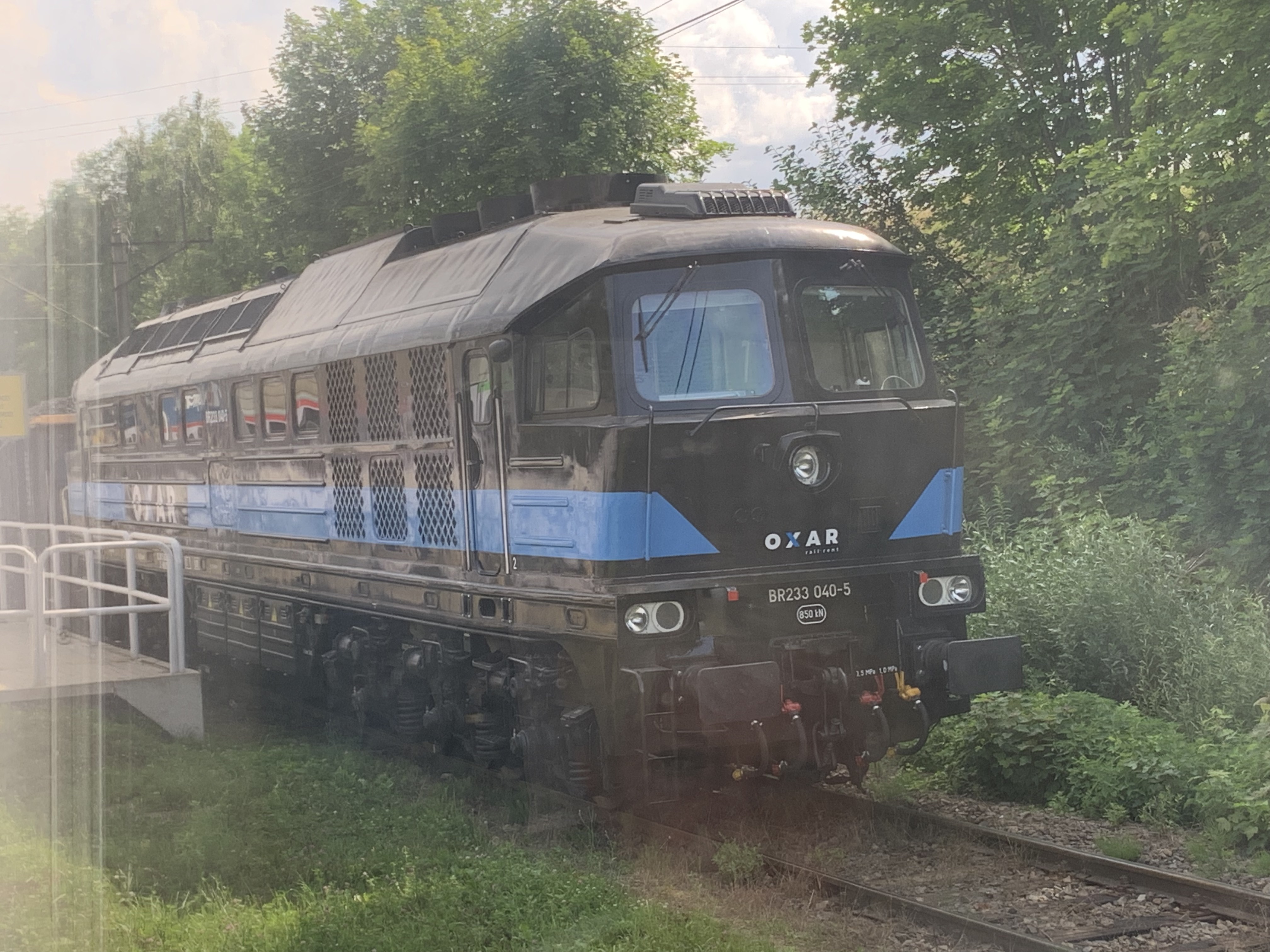 M62 firmy OXAR Rail Rent. 2021 rok. Zdjęcie Karol Placha Hetman