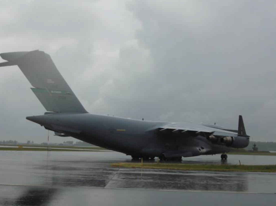 Boeing C-17 at Krzesiny Airport. 2007. Photo by Karol Placha Hetman