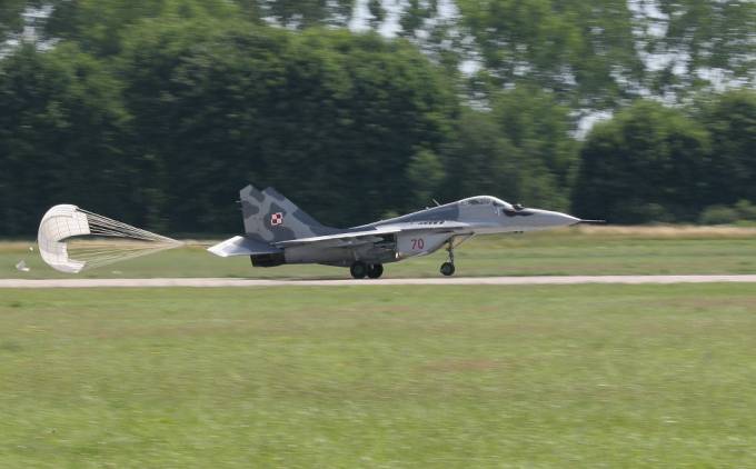 PL MiG-29 nb 70 Malbork powrót 1.07.2008r.