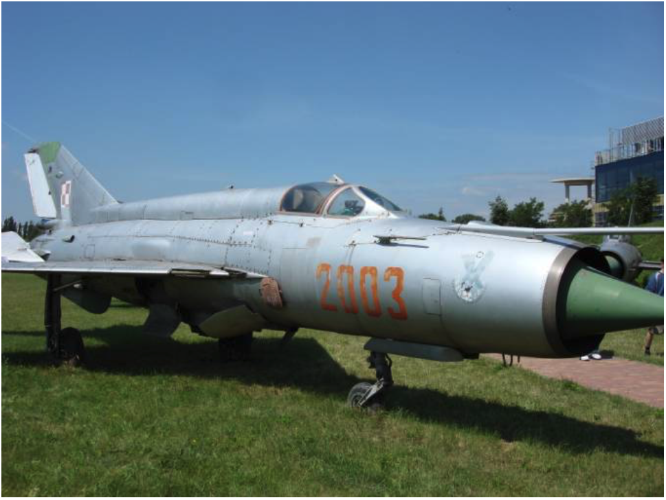 MiG-21 M nb 2003. 2007 rok. Zdjęcie Karol Placha Hetman