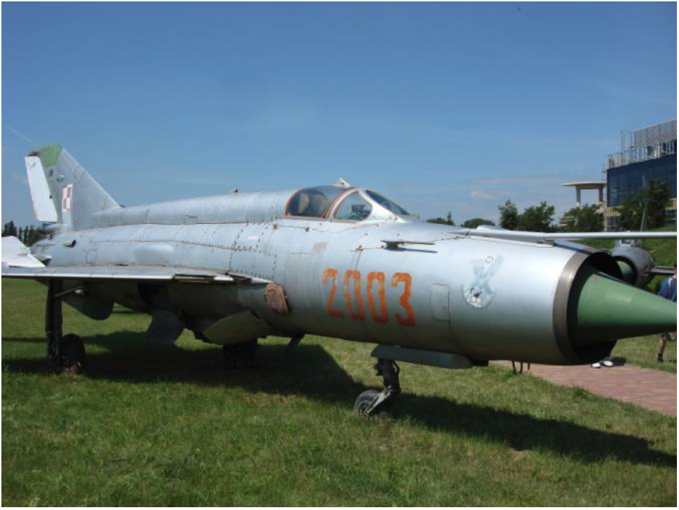 MiG-21 M nb 2003. 2007 year. Photo by Karol Placha Hetman