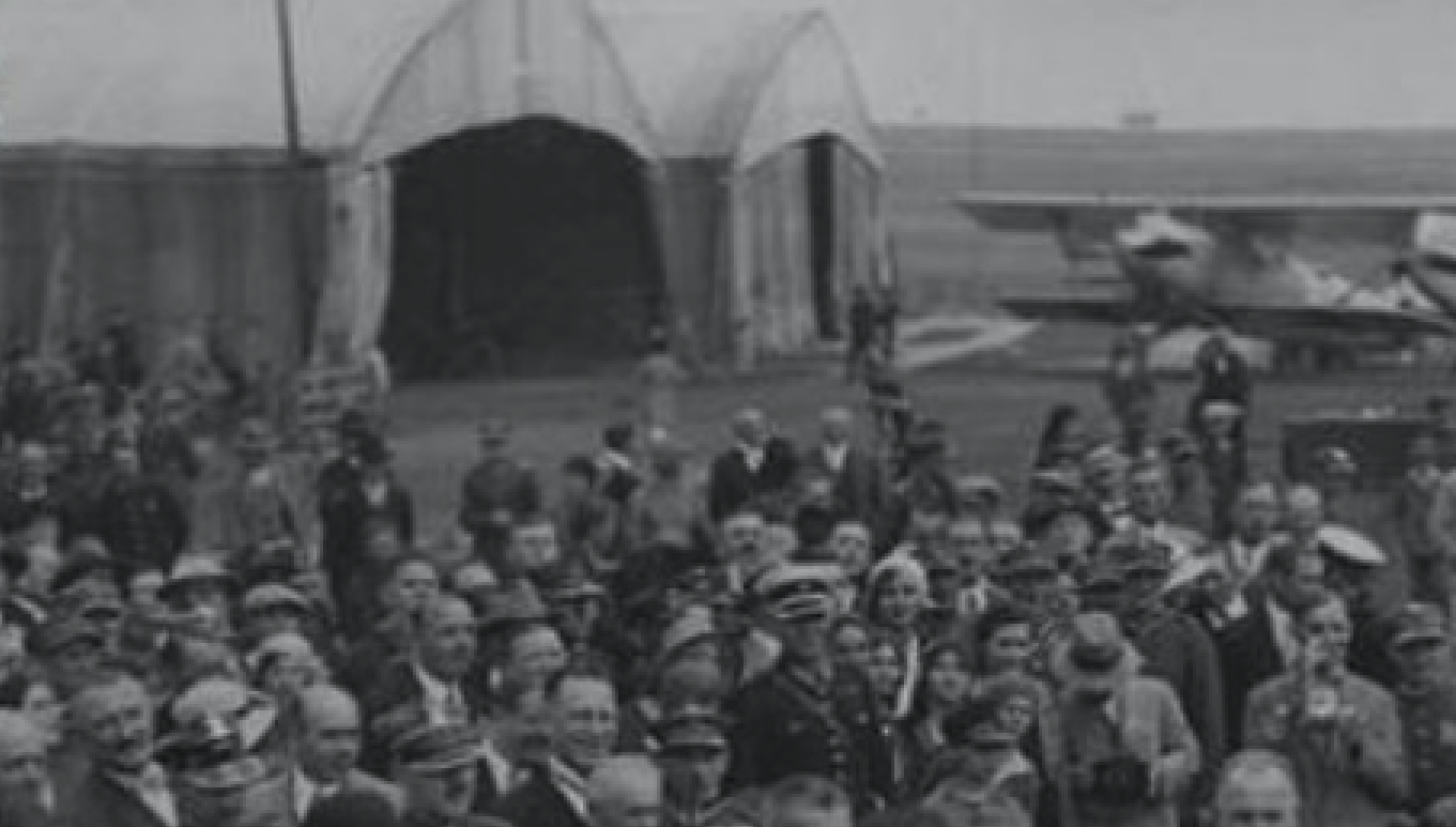 Hangary Bessonneau na Lotnisku Rakowice. 1931 rok. Zdjęcie LAC