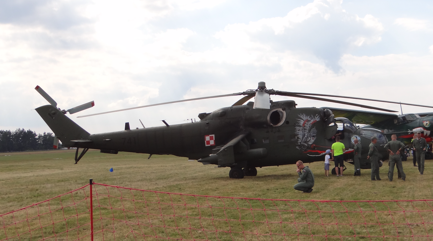 Mil Mi-24 nb 741. Nowy Targ 2018 rok. Zdjęcie Karol Placha Hetman