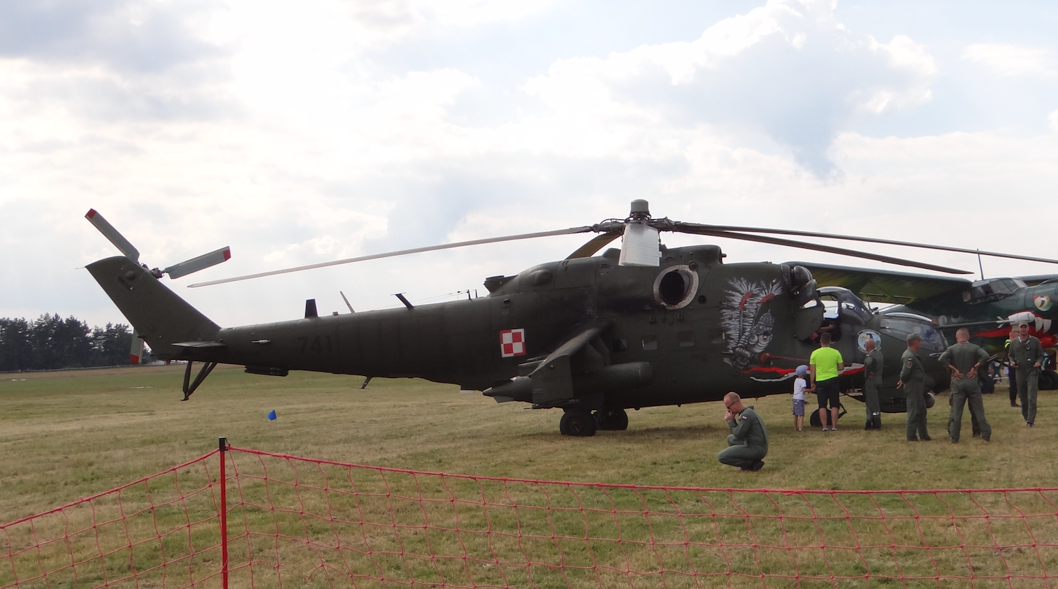 Mil Mi-24 nb 736. Nowy Targ 2018 year. Photo by Karol Placha Hetman