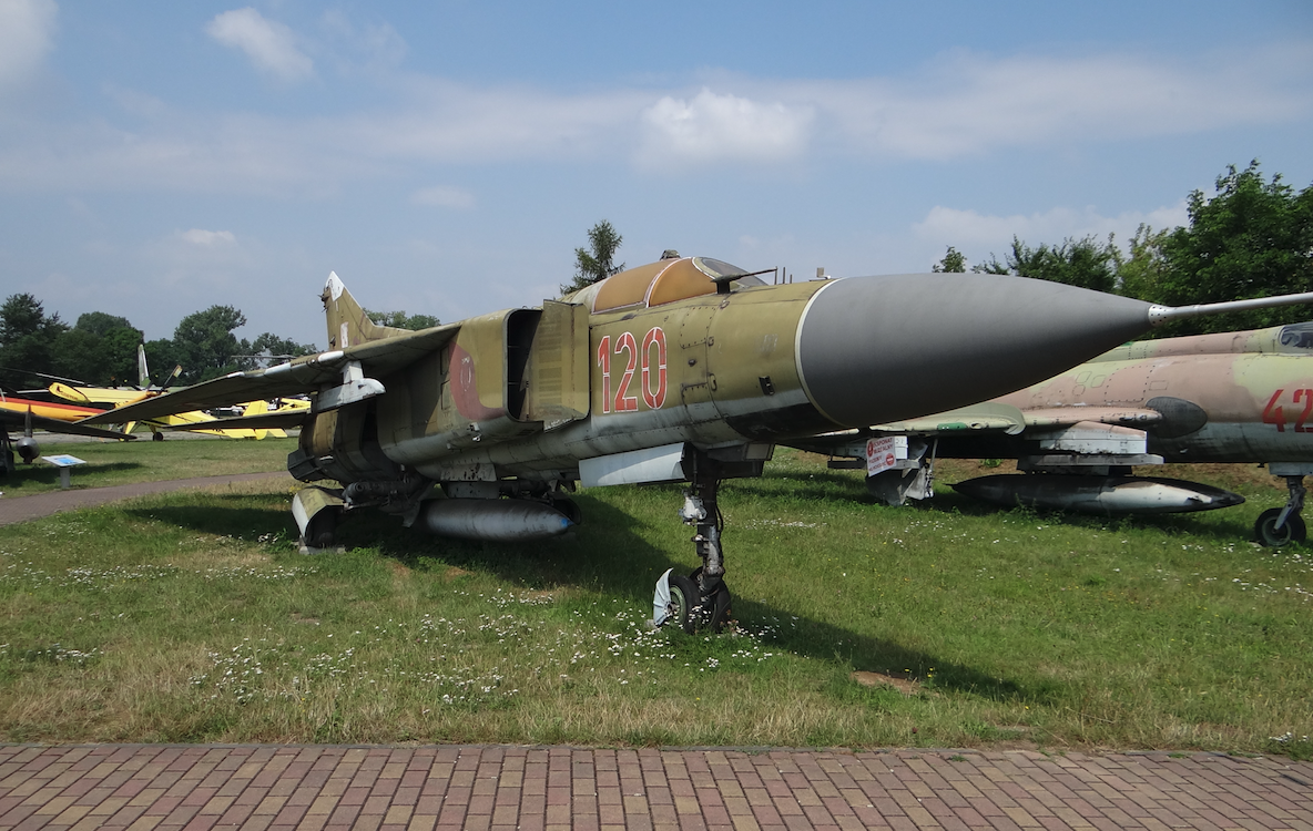 MiG-23 MF nb 120. 2017 rok. Zdjęcie Karol Placha Hetman