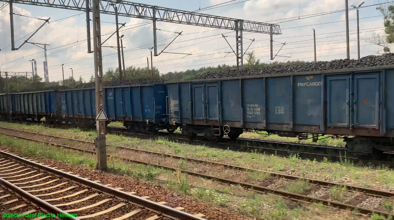 Chimneys of the Dolna Odra Power Plant. 2021 year. Photo by Karol Placha Hetman