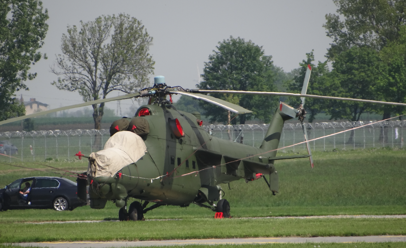 Mil Mi-24 nb 457. Inowrocław. 2019 rok. Zdjęcie Karol Placha Hetman