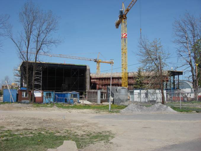 Construction of the building. 2009 year. Photo by Karol Placha Hetman