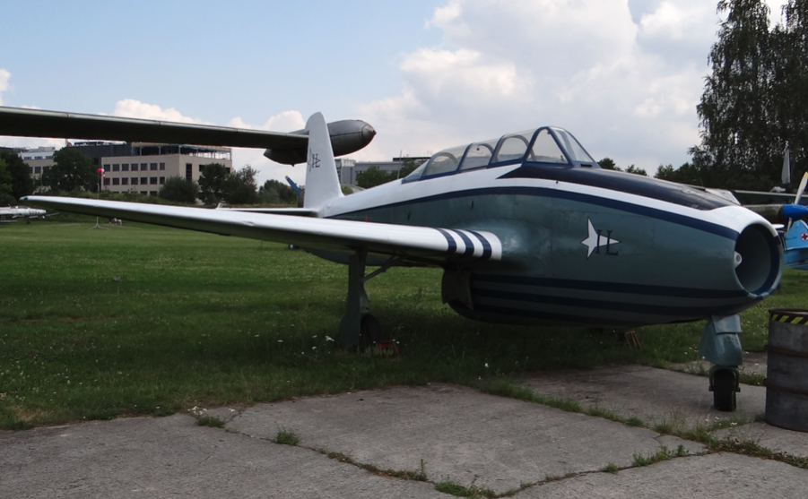 Jak-17 UTI used at the Institute of Aviation. Airplane after renovation. 2017 year. Photo by Karol Placha Hetman