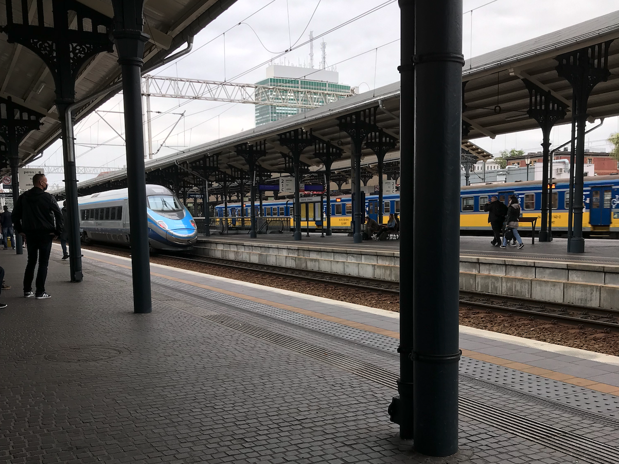 Gdańsk Central Railway Station. 2020 year. Photo by Karol Placha Hetman