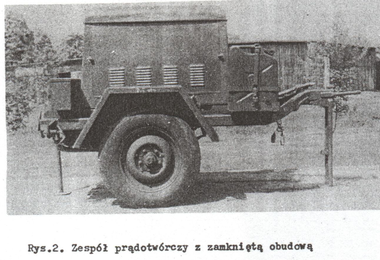 PAB-4-1 / 230 power generating set. Picture from the manual