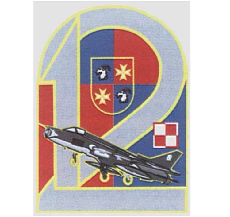 Odznaka pamiątkowa 12 Bazy Lotniczej. 2008 rok.