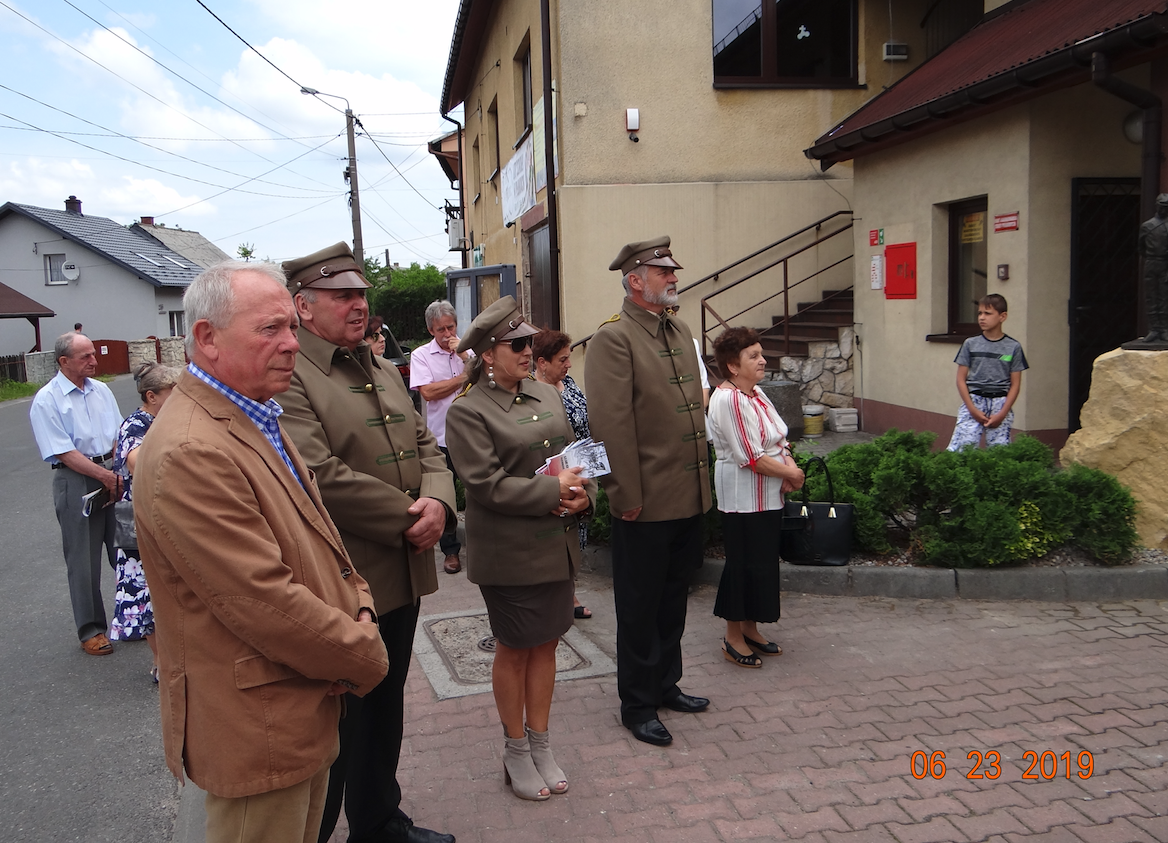 Uroczystości przy "Sokolniku". Płoki 2019 rok. Zdjęcie Karol Placha Hetman