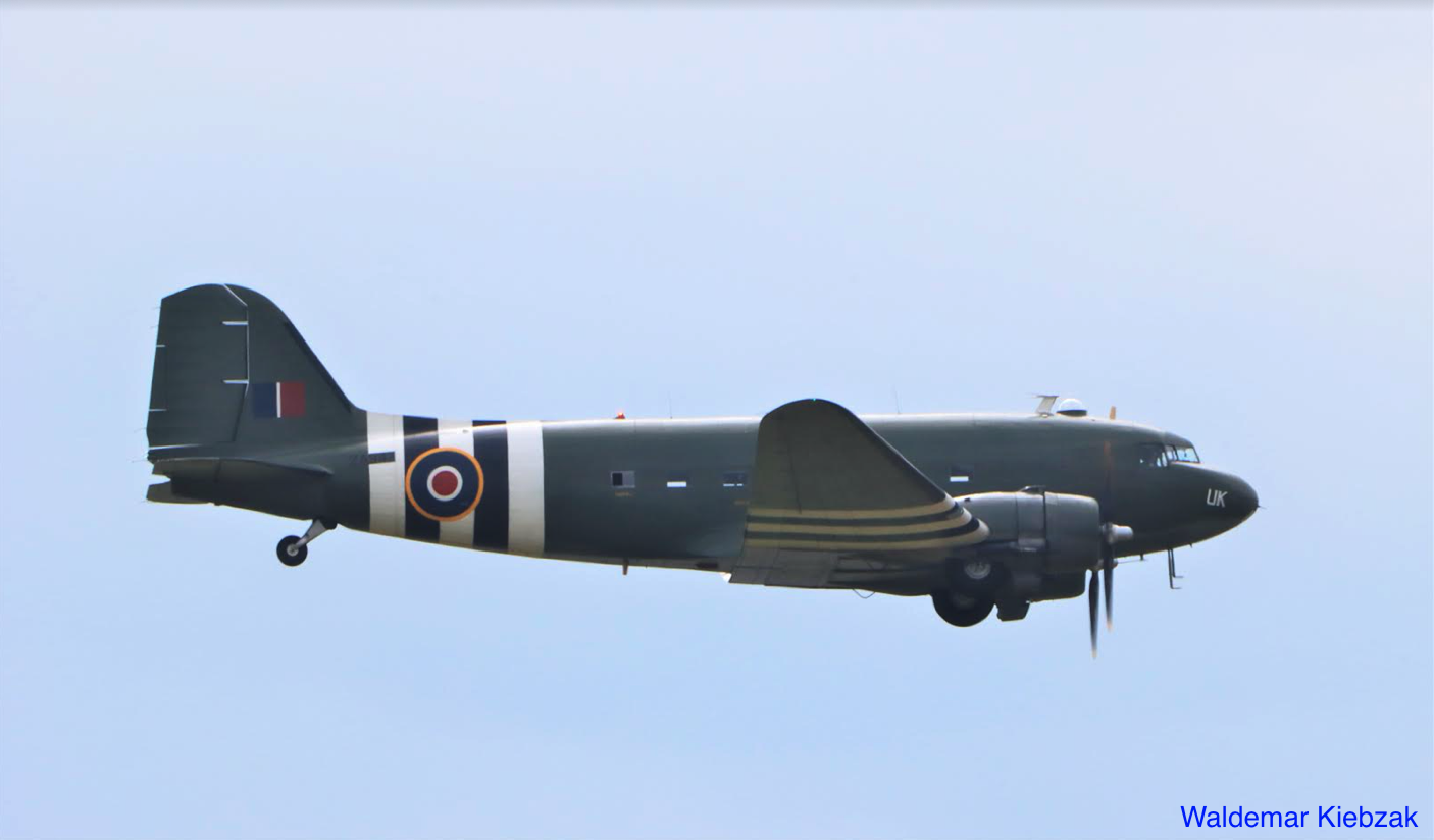 Douglas C-47 Dakota. 2021 year. Photo by Waldemar Kiebzak