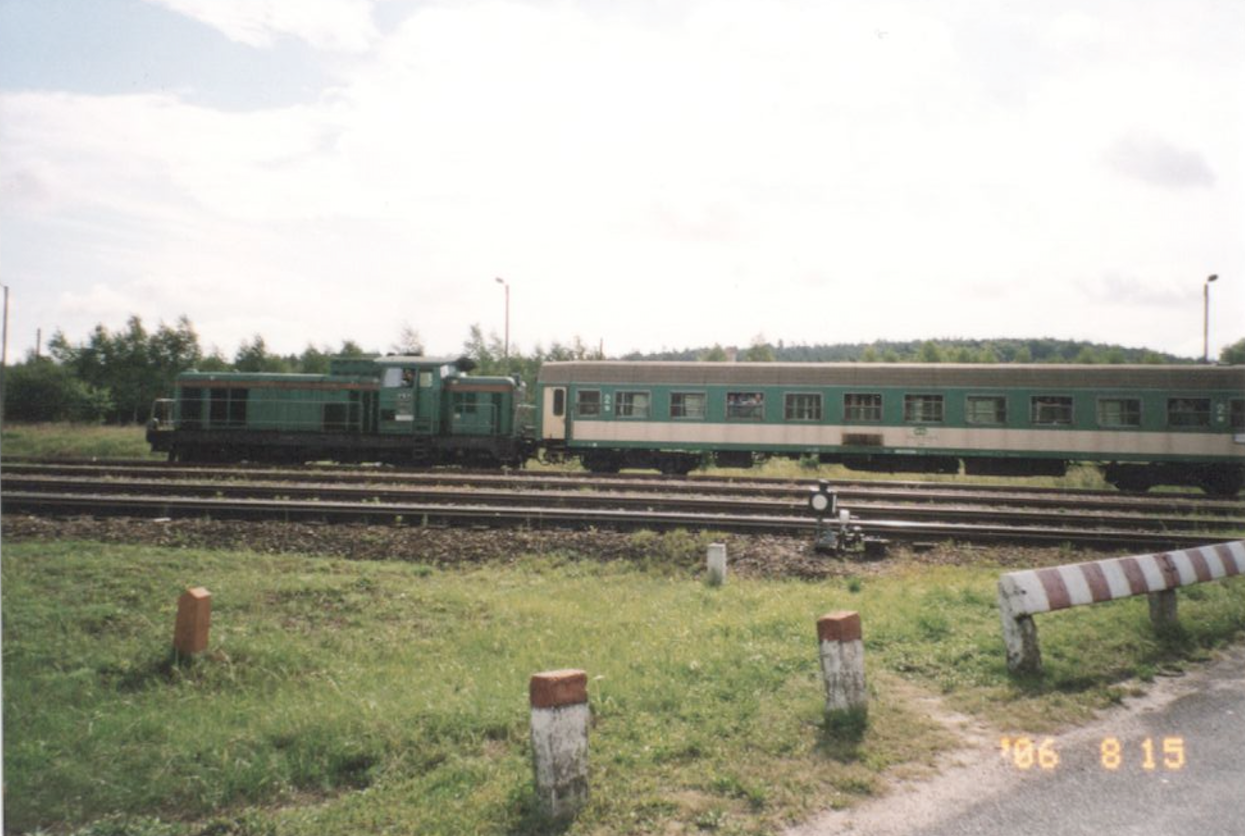 Stacja kolejowa Zwierzyniec Towarowy. 2006 rok. Zdjęcie Karol Placha Hetman