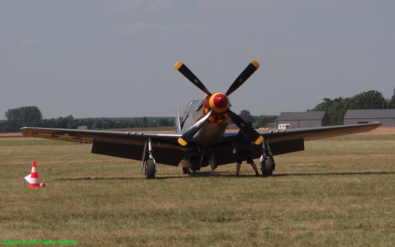 North American P-51 Mustang. 2021 year. Photo by Karol Placha Hetman