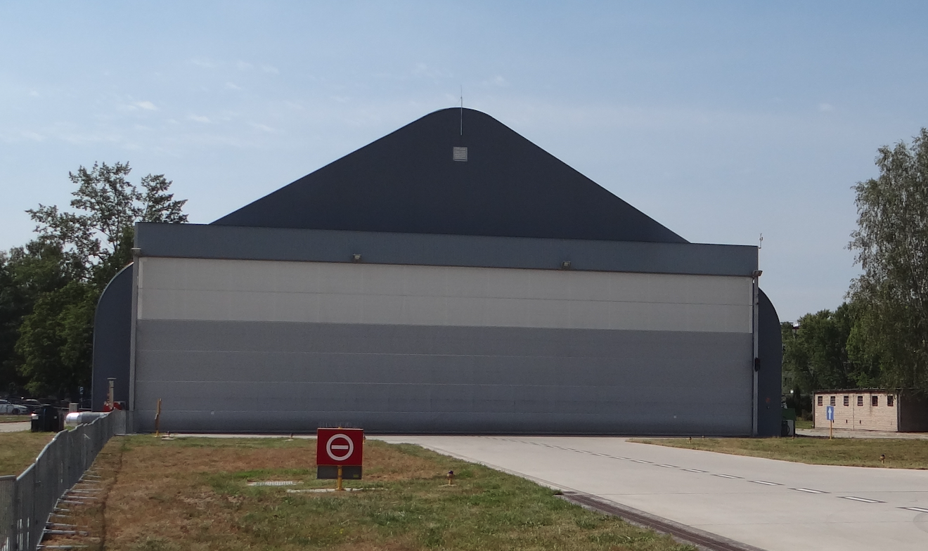 Hangar at Dęblin Airport. 2017. Photo by Karol Placha Hetman