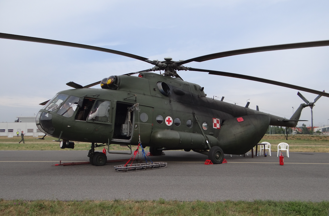 Mi-17 AE (aero ewakuacja) nb 606. 2015 rok. Zdjęcie Karol Placha Hetman