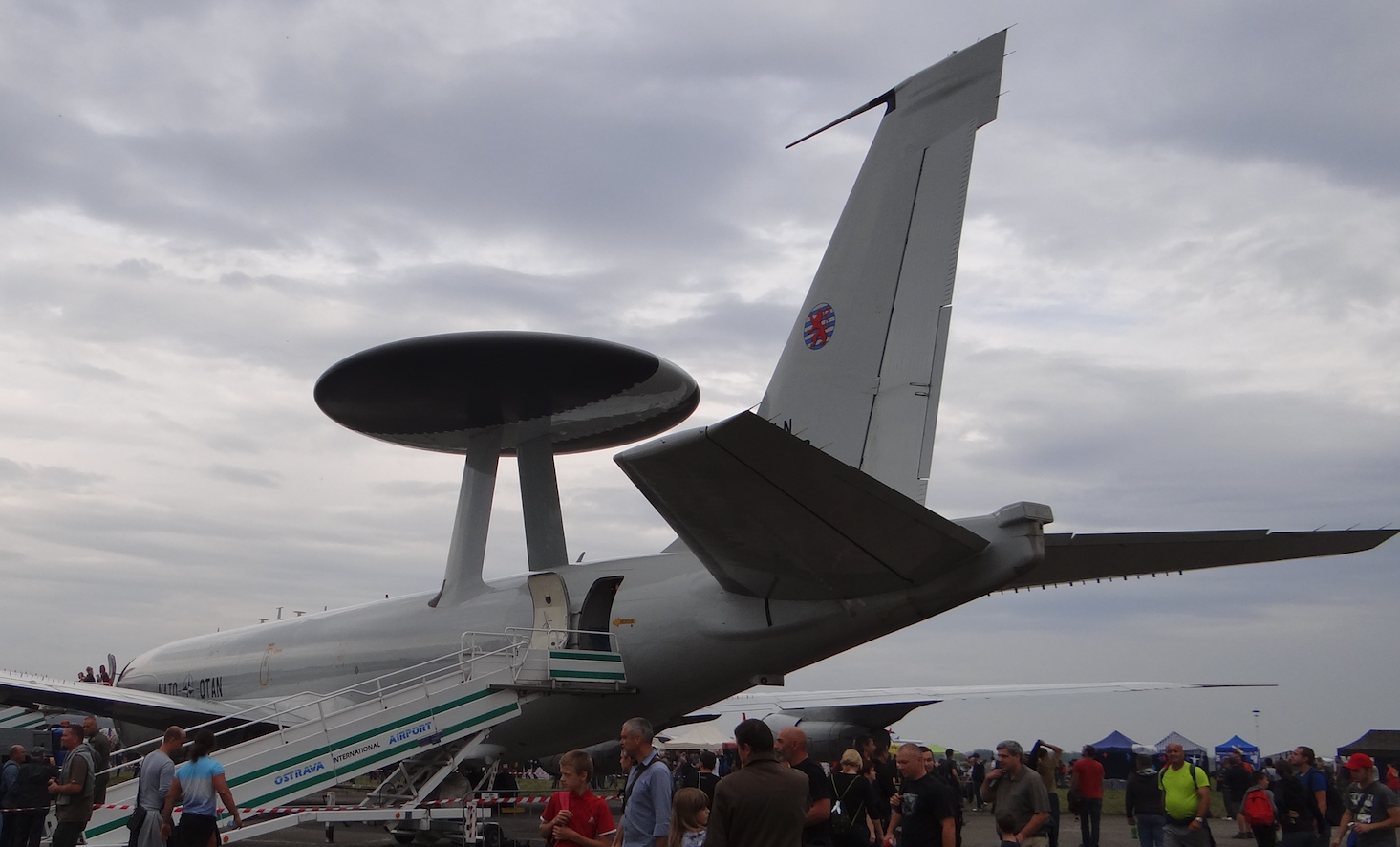 Boeing E-3A Sentry nb LX-N 90 447. Ostrawa 2016 rok. Zdjęcie Karol Placha Hetman