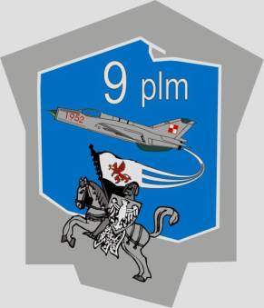 Commemorative badge of 9 PLM from Zegrze Pomorskie